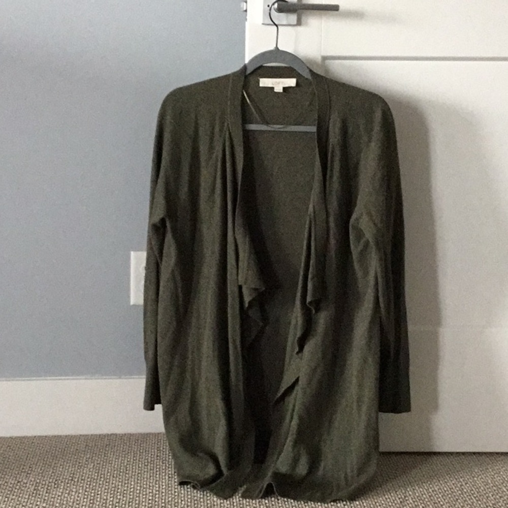 Loft oversized drapey cardigan